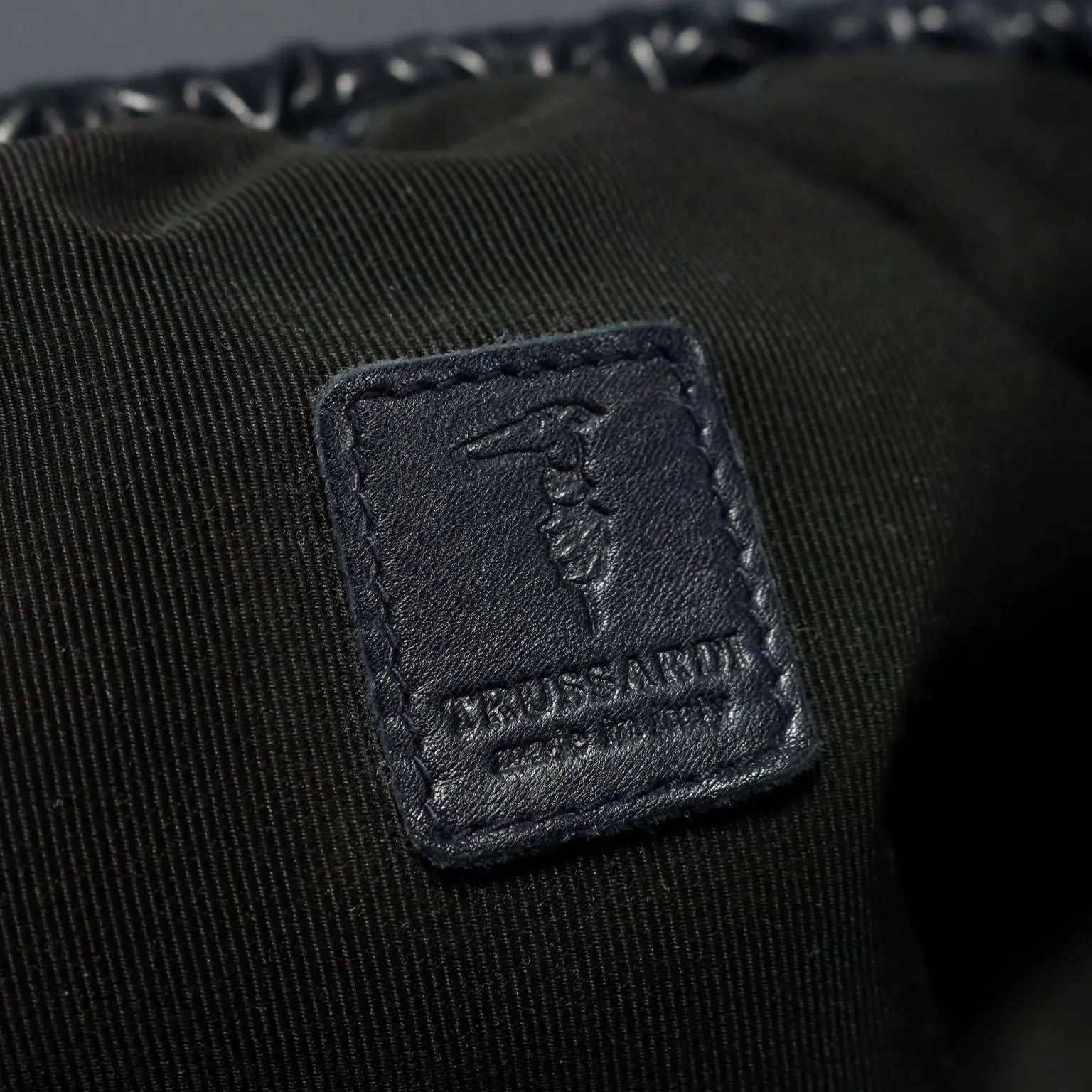 Trussardi Vintage Handbag Blue Leather Italy 1990s | Clothing & House Linens | Vintage
