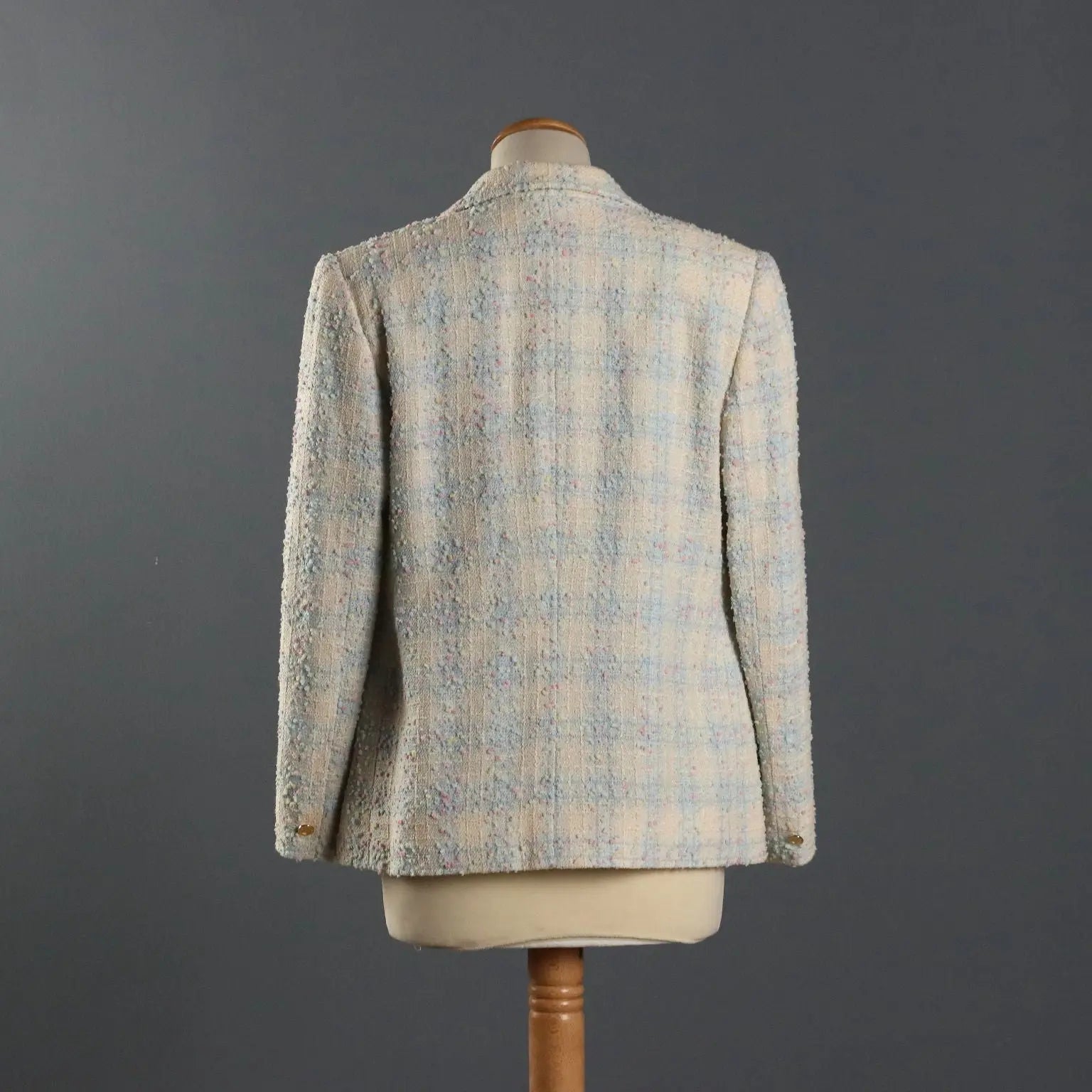 Vintage Jacket Bouclé Fabric R. Curiel UK Size 12 Italy 1990s - UK Size 12 | Clothing & House Linens | Vintage