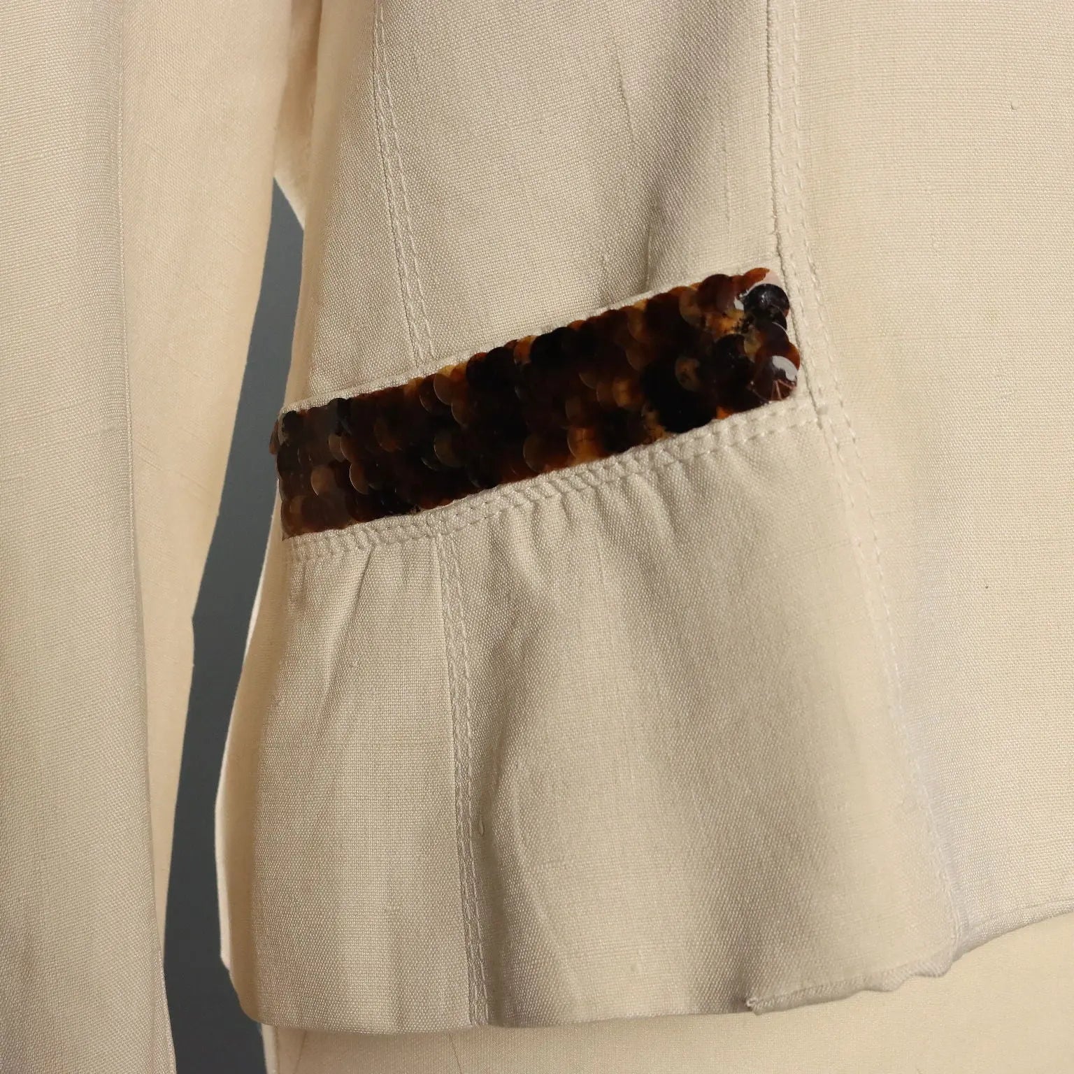 Fontana Couture Vintage Jacket Silk UK Size 12/14 Italy 1980s-1990s - UK Size 12/14 | Clothing & House Linens | Vintage
