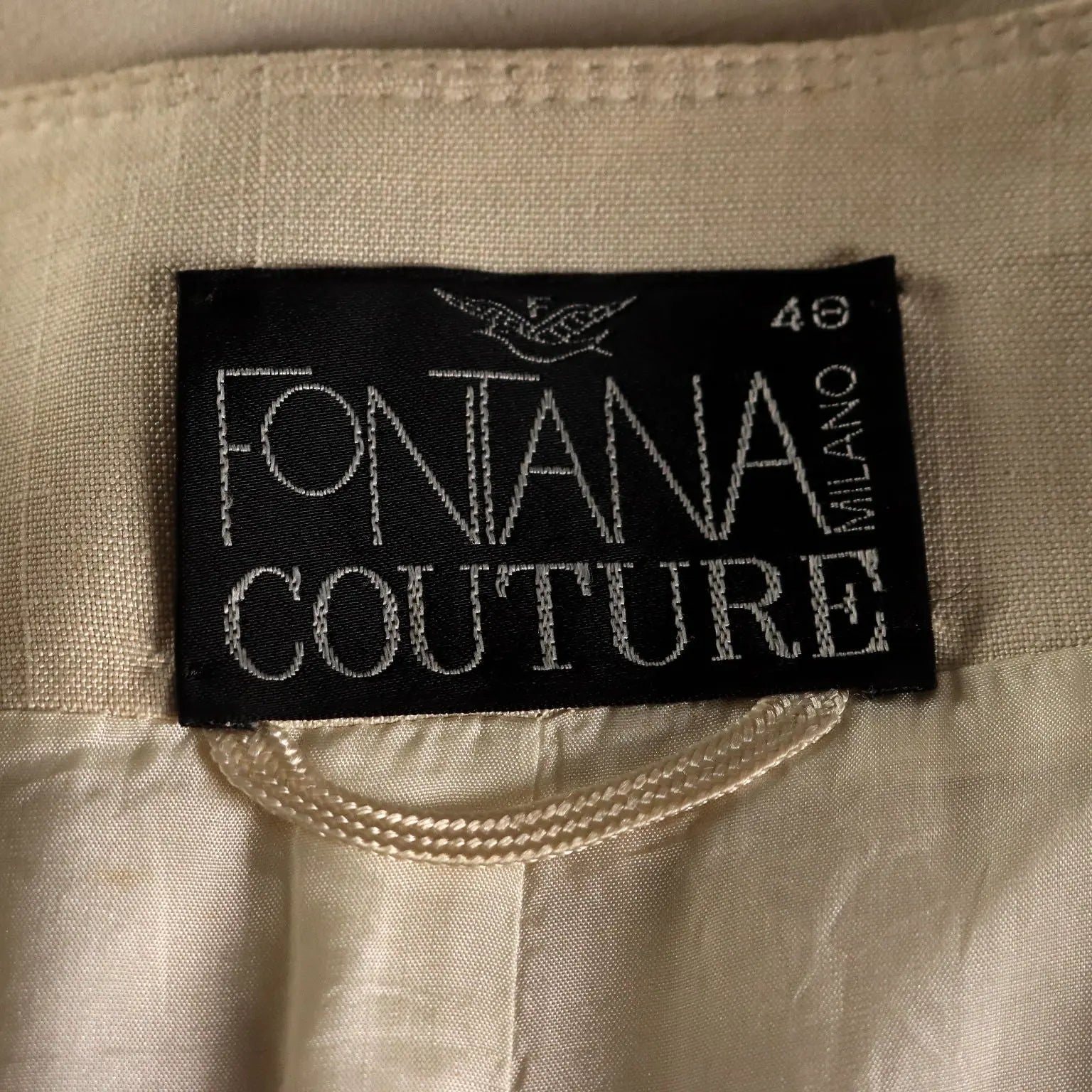 Fontana Couture Vintage Jacket Silk UK Size 12/14 Italy 1980s-1990s - UK Size 12/14 | Clothing & House Linens | Vintage