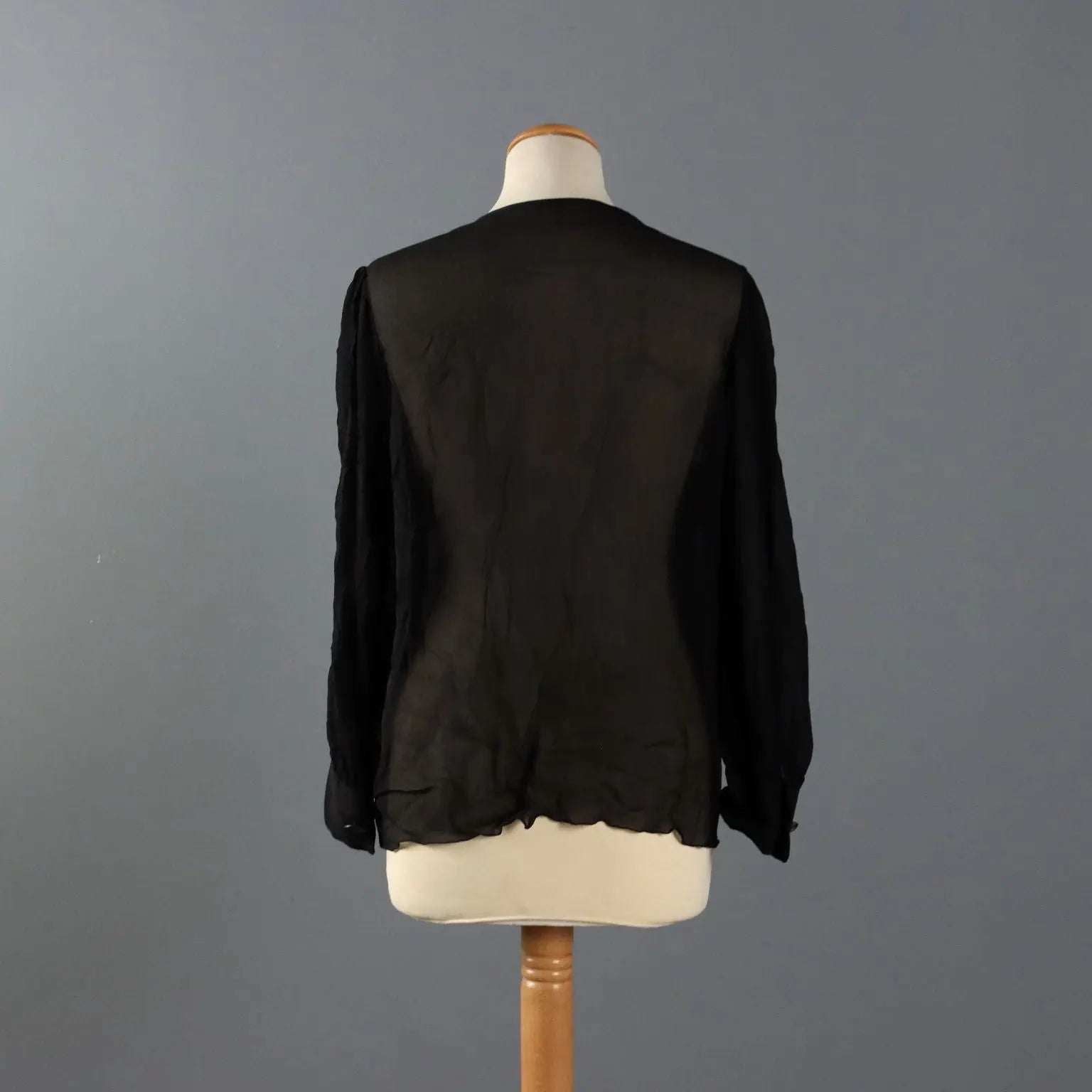 Vintage Shirt Silk with Embroideries UK Size 12/14 Italy 1980s-90s - UK Size 12/14 | Clothing & House Linens | Vintage