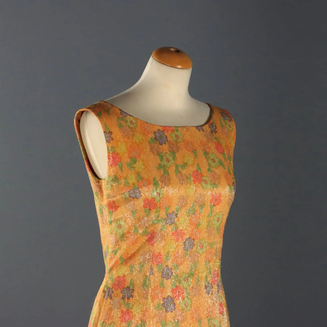 Vintage Dress Cotton Flower Printed UK Size 12/14 Italy 1960s - UK Size 12/14 | Clothing & House Linens | Vintage