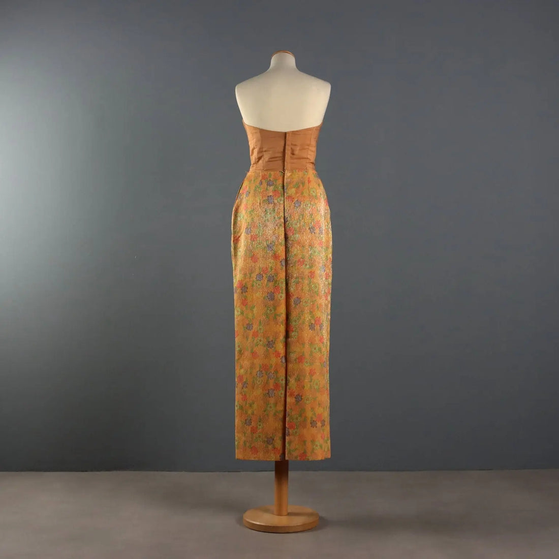 Vintage Evening Dress Cotton Flowers UK Size 10 Italy 1960s-1970s - UK Size 10 | Clothing & House Linens | Vintage