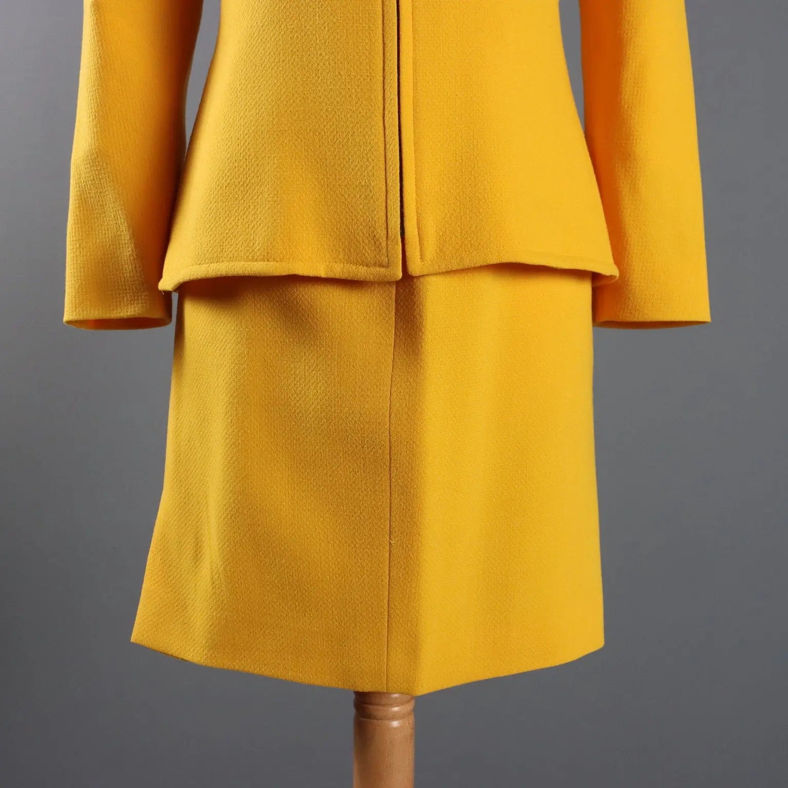 Genny Vintage Jacket with Skirt Wool UK Size 10/12 Italy 1990s - UK Size 10/12 | Clothing & House Linens | Vintage