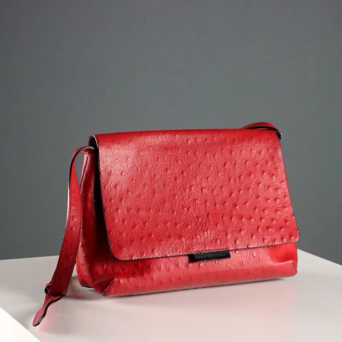 Mariella Burani Vintage Bag Ostrich Leather Italy 1990s | Clothing & House Linens | Vintage