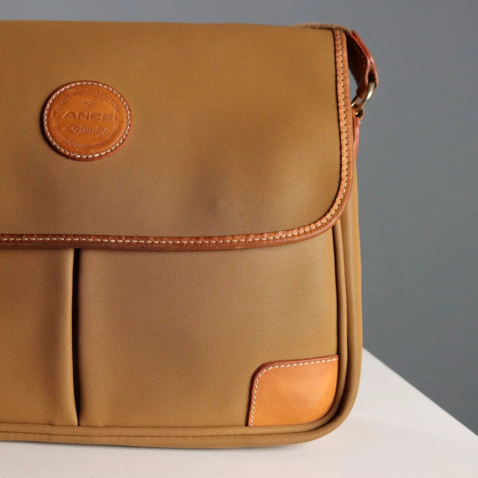 Lancel Vintage Bag Leather Canvas France 1990s | Clothing & House Linens | Vintage