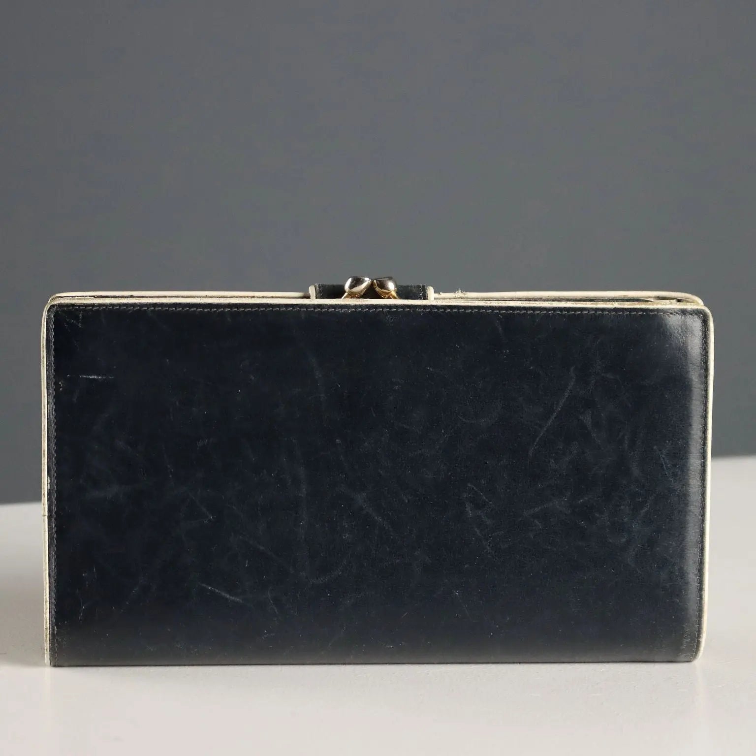 Gucci Vintage Wallet Blue Leather Metal Italy 1960s-1970s | Clothing & House Linens | Vintage
