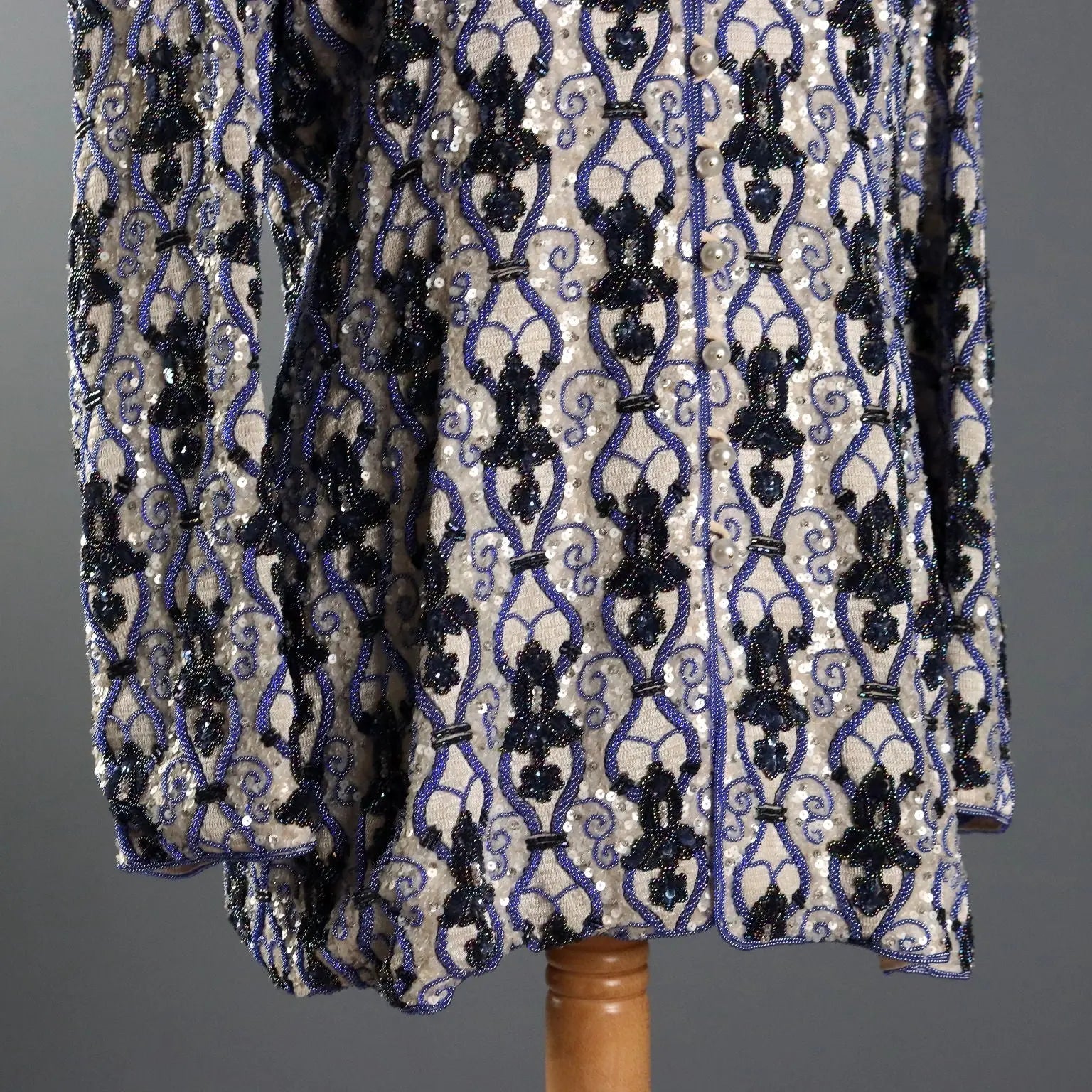Escada Vintage Jacket Embroidered Silk UK Size 14 Germany 1980s - UK Size 14 | Clothing & House Linens | Vintage