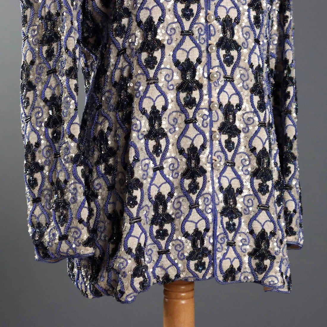 Escada Vintage Jacket Embroidered Silk UK Size 14 Germany 1980s - UK Size 14 | Clothing & House Linens | Vintage