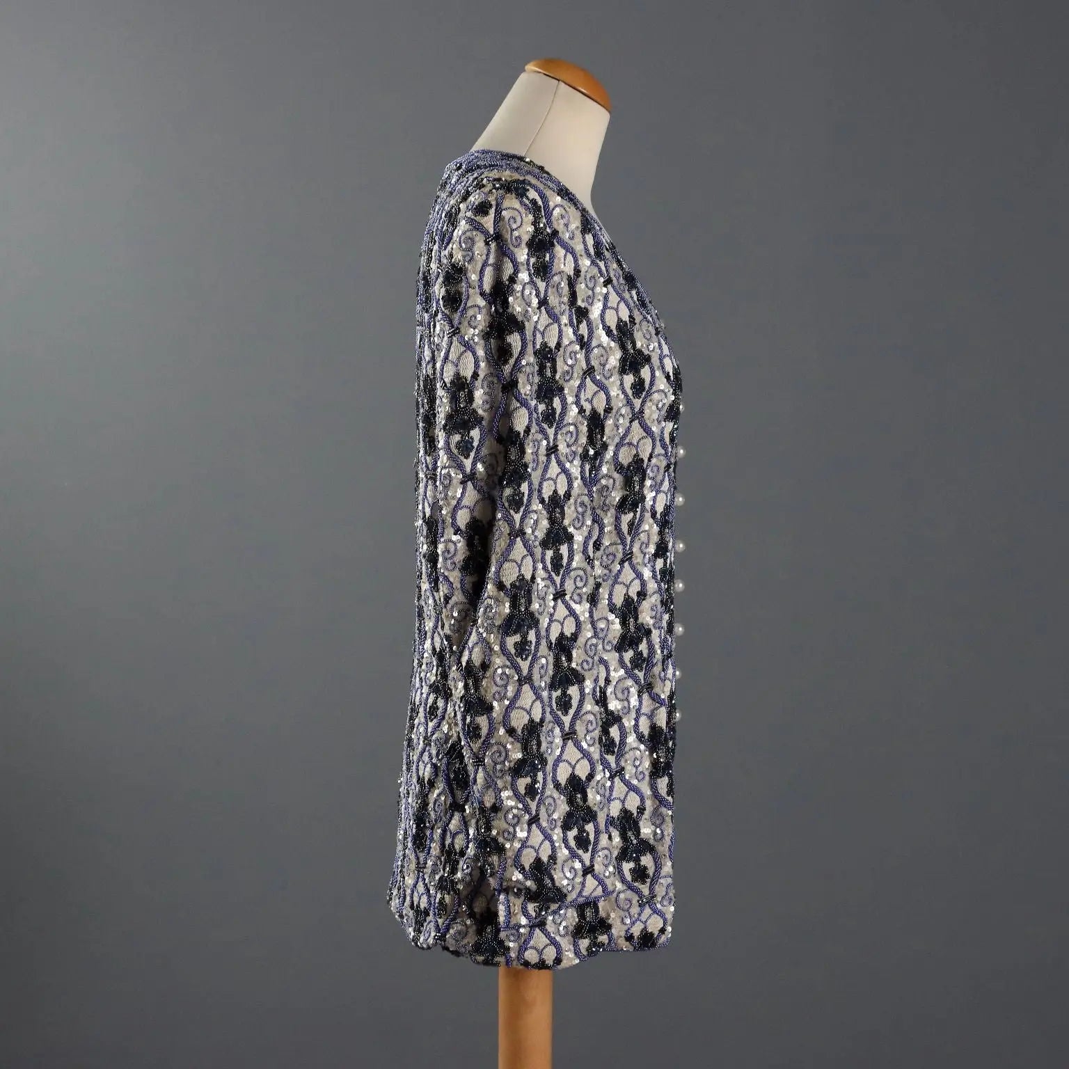 Escada Vintage Jacket Embroidered Silk UK Size 14 Germany 1980s - UK Size 14 | Clothing & House Linens | Vintage