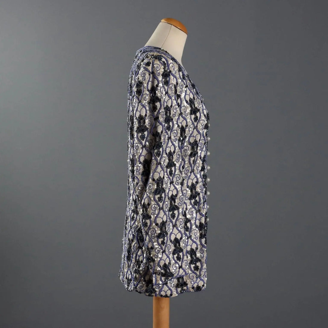 Escada Vintage Jacket Embroidered Silk UK Size 14 Germany 1980s - UK Size 14 | Clothing & House Linens | Vintage