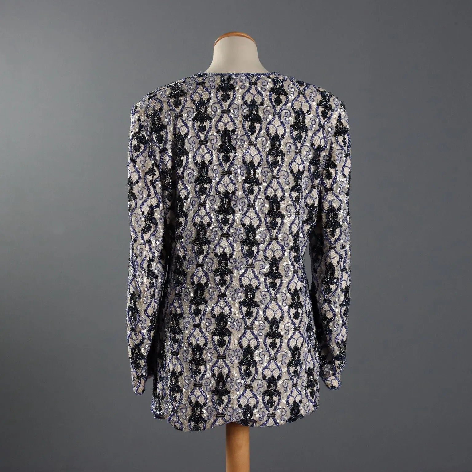 Escada Vintage Jacket Embroidered Silk UK Size 14 Germany 1980s - UK Size 14 | Clothing & House Linens | Vintage