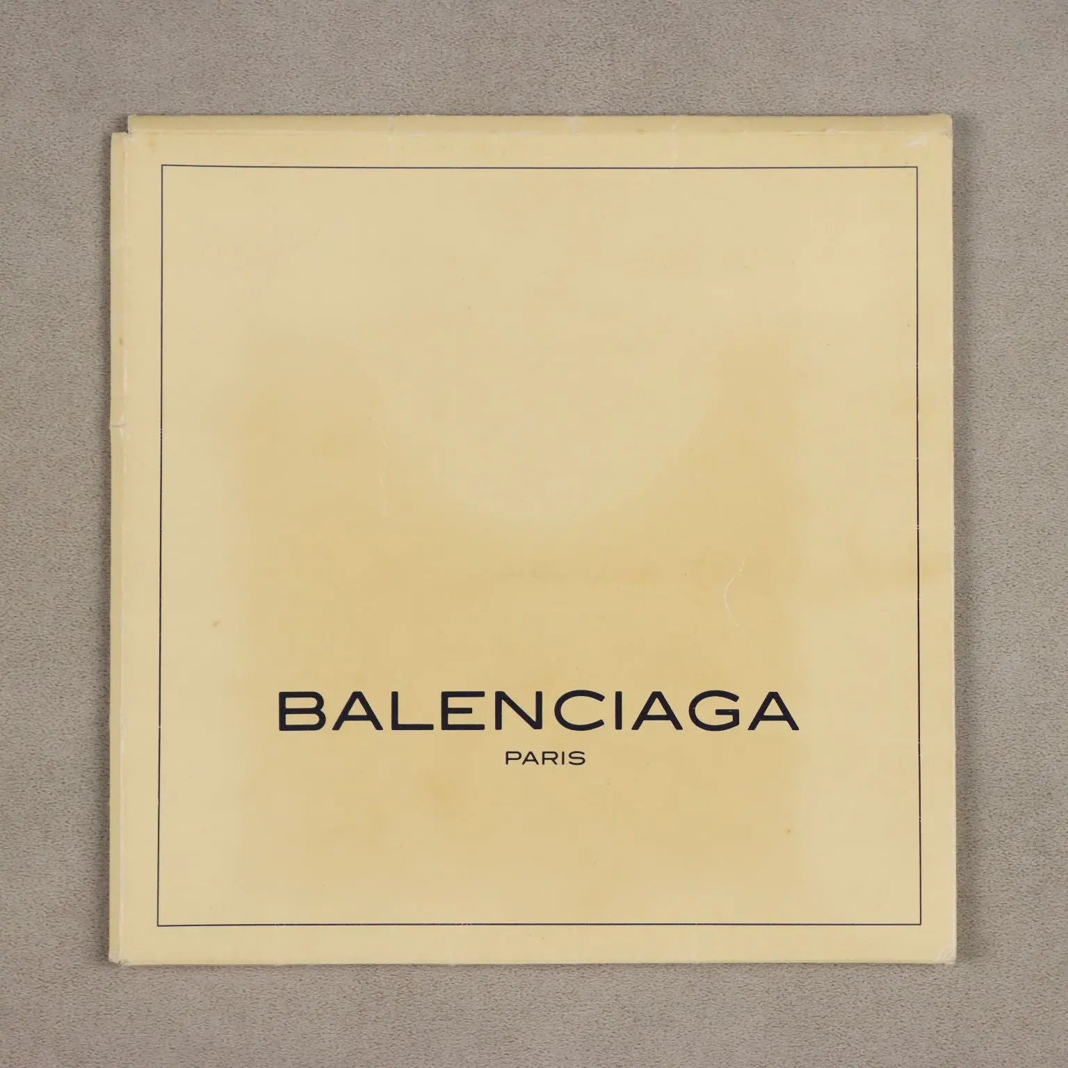 Balenciaga Vintage Scarf Silk Flower Pattern France 1970s