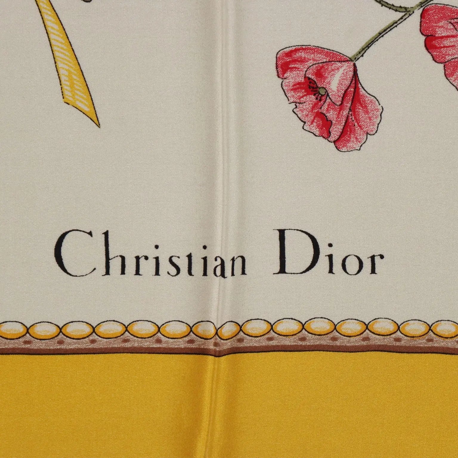 Christian Dior Silk Twill Scarf