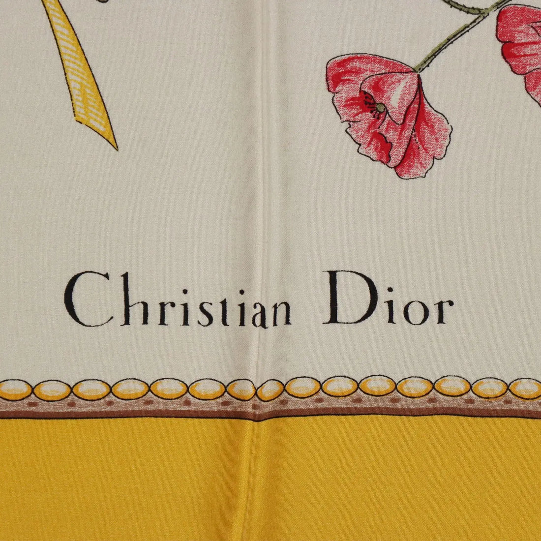 Christian Dior Silk Twill Scarf