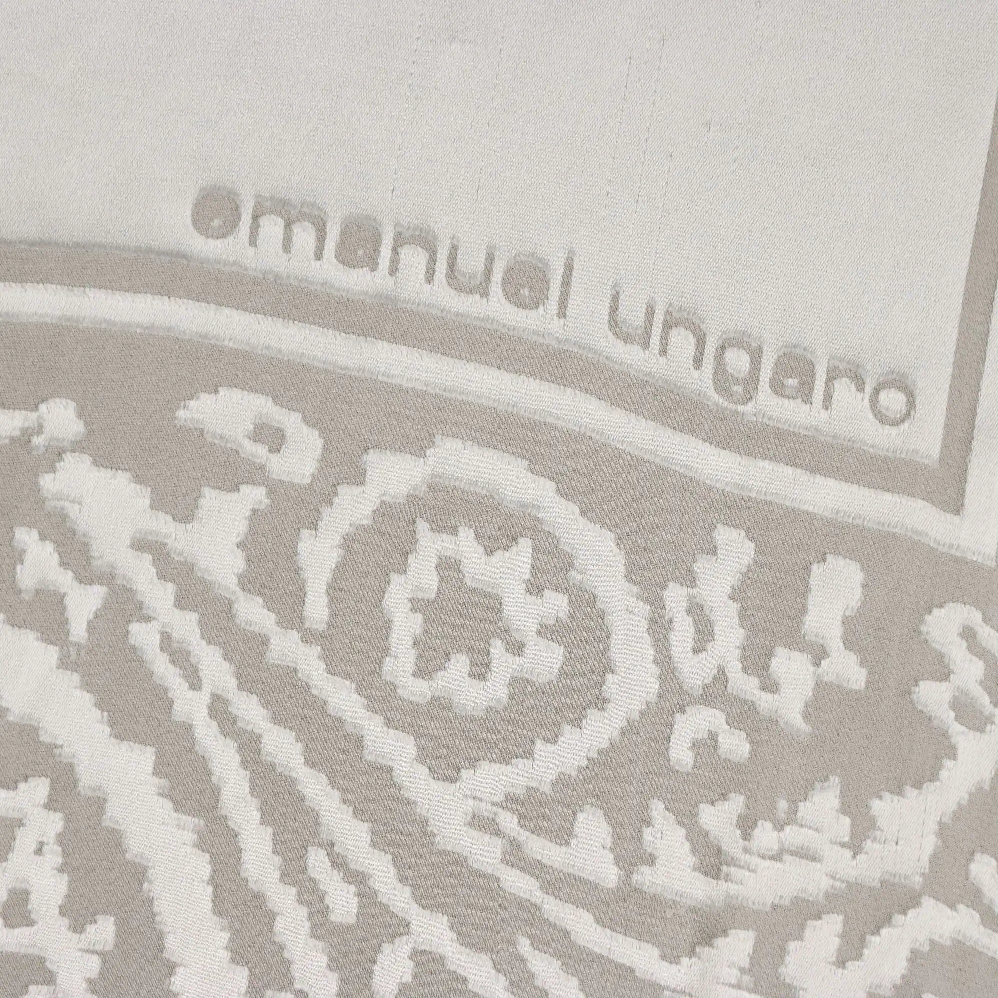 Vintage Ungaro Scarf White Silk France 1980s