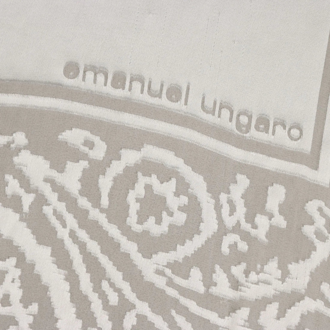 Vintage Ungaro Scarf White Silk France 1980s