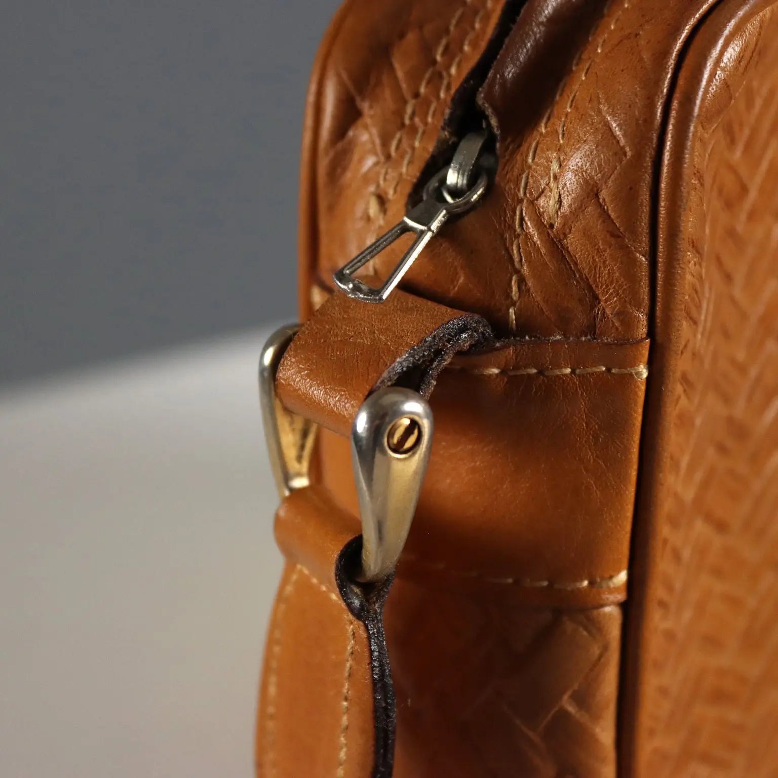 Vintage Maliparmi Shoulder Bag Leather Italy 1980s-1990s