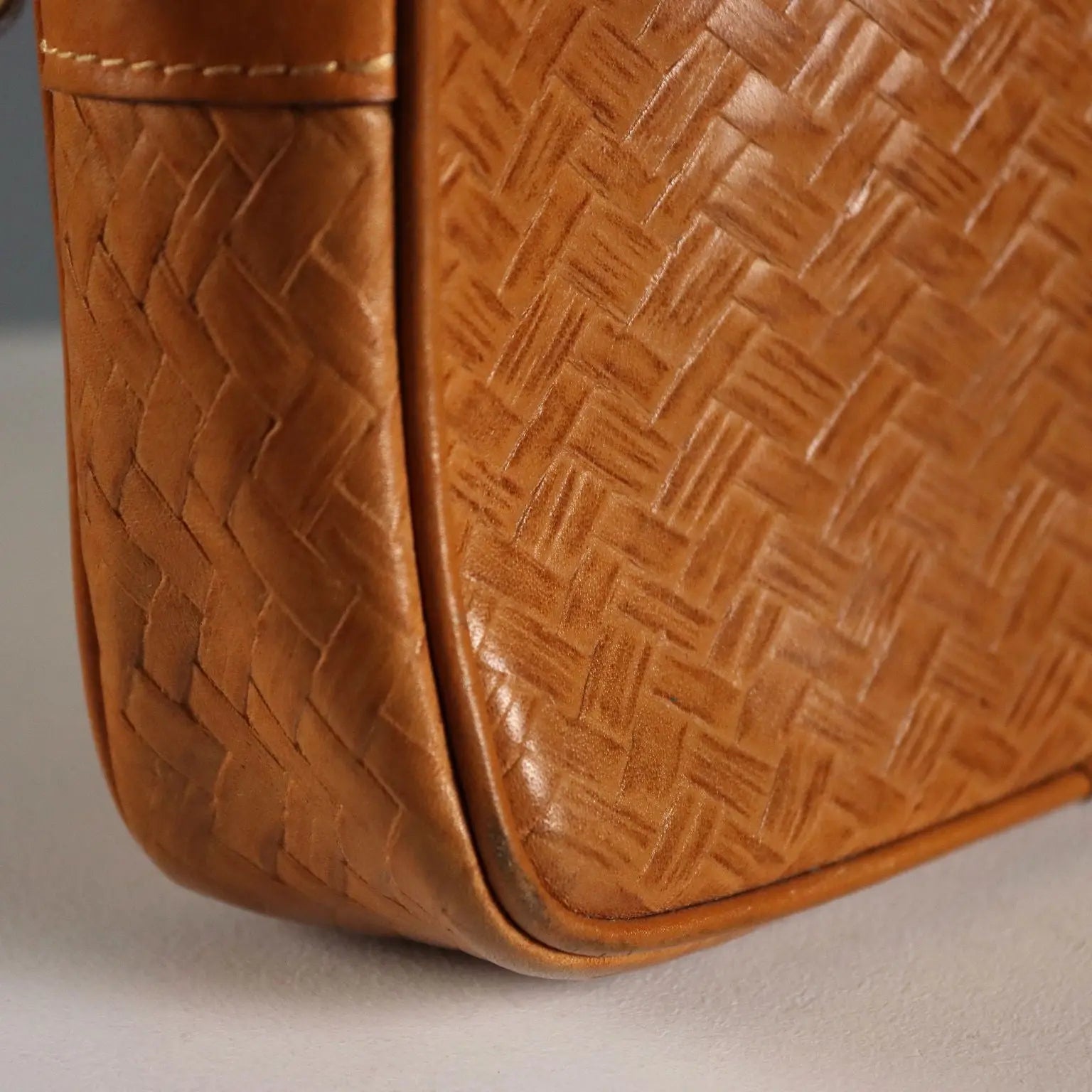 Vintage Maliparmi Shoulder Bag Leather Italy 1980s-1990s
