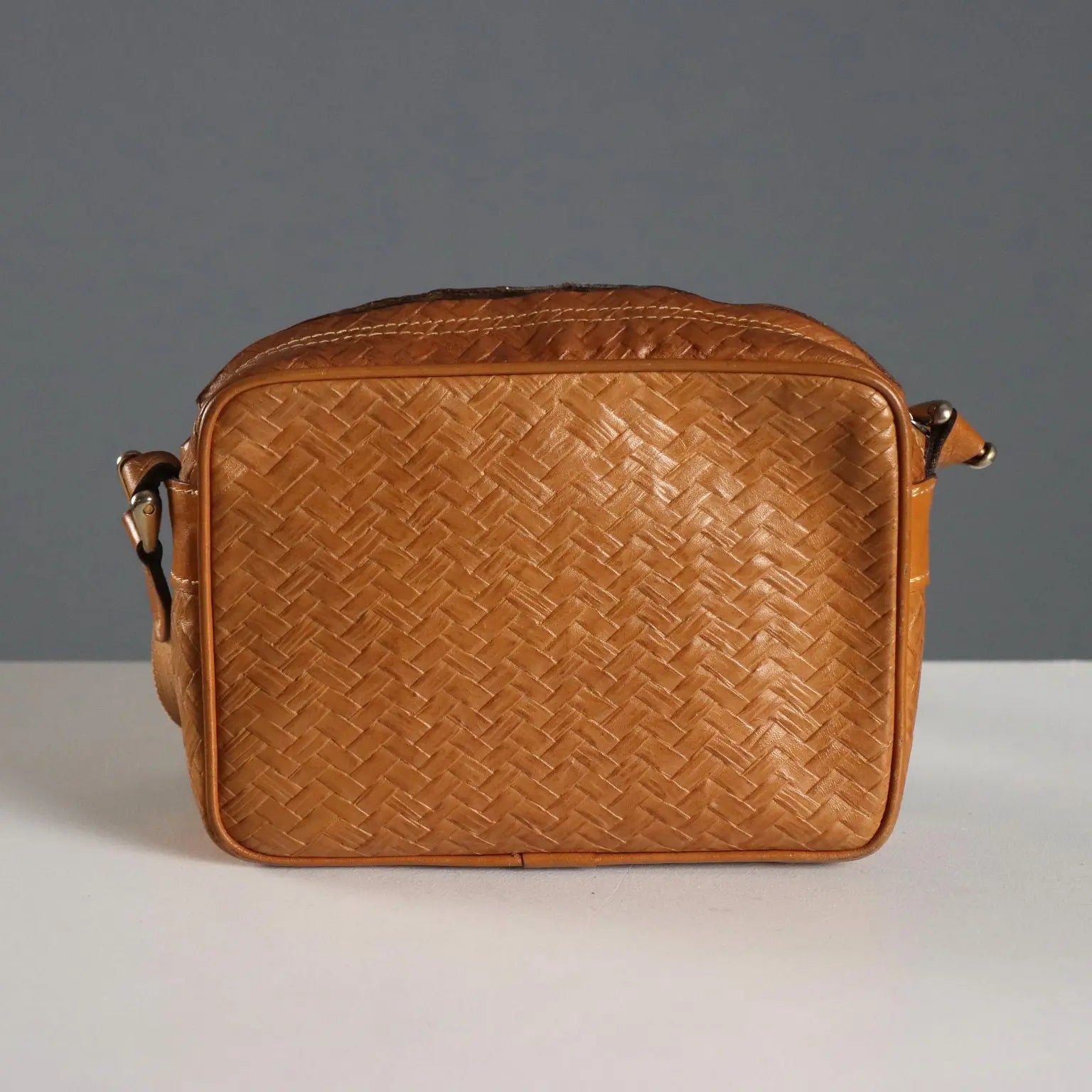 Vintage Maliparmi Shoulder Bag Leather Italy 1980s-1990s