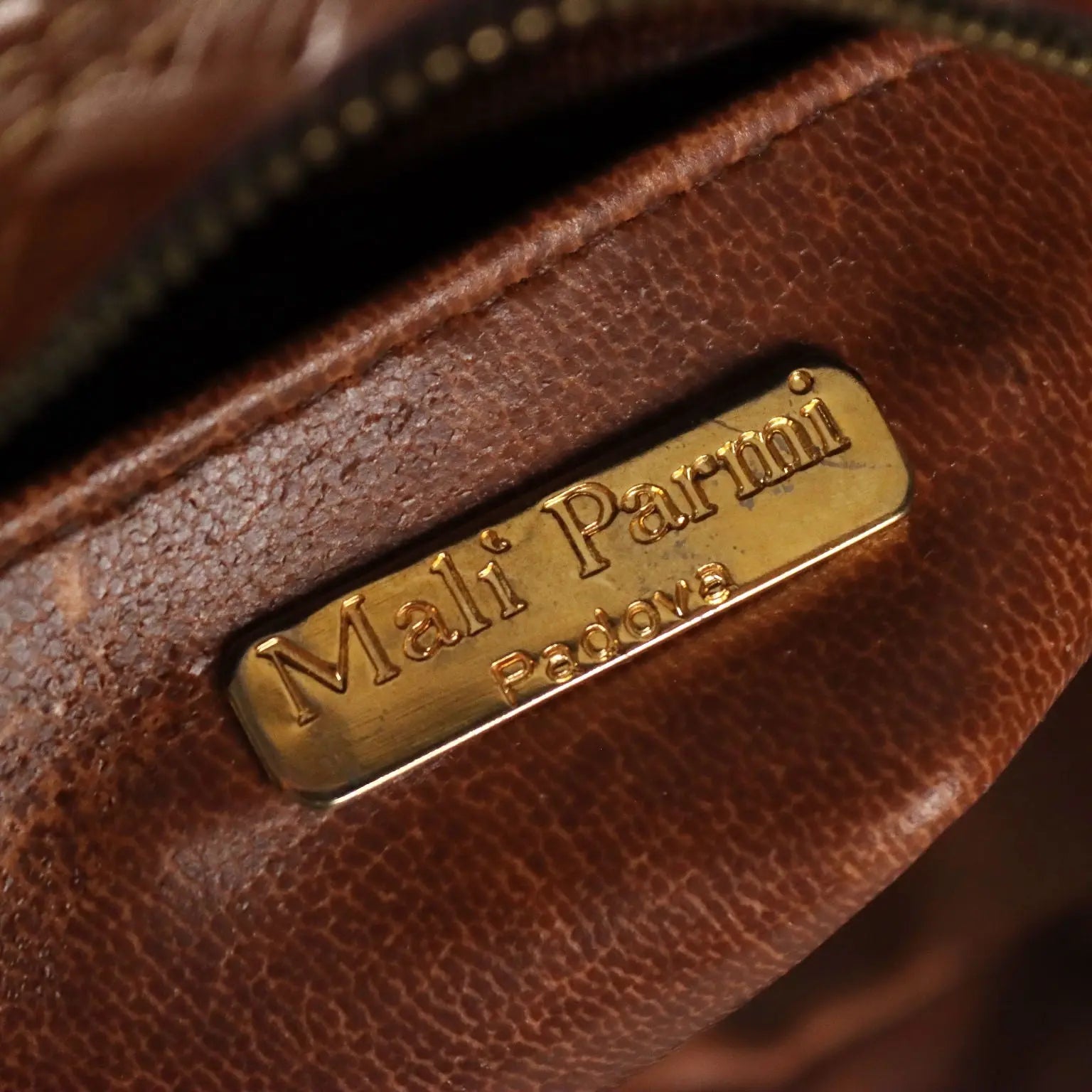 Vintage Maliparmi Shoulder Bag Leather Italy 1980s-1990s