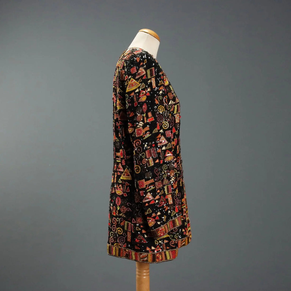Vintage Jacket Embroidered Silk Paillettes UK Size 12/14 1980s - UK Size 12/14 | Clothing & House Linens | Vintage