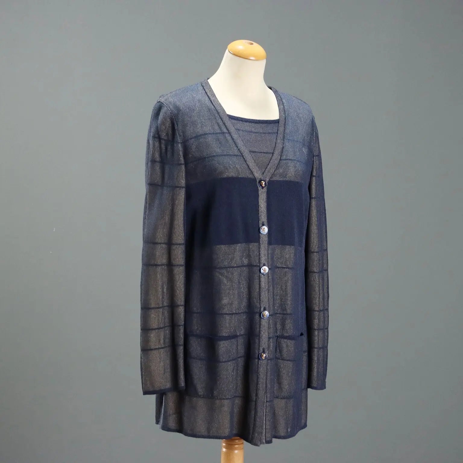 Escada Vintage Cardigan Fabric UK Size 10 Germany 1990s - UK Size 10 | Clothing & House Linens | Vintage