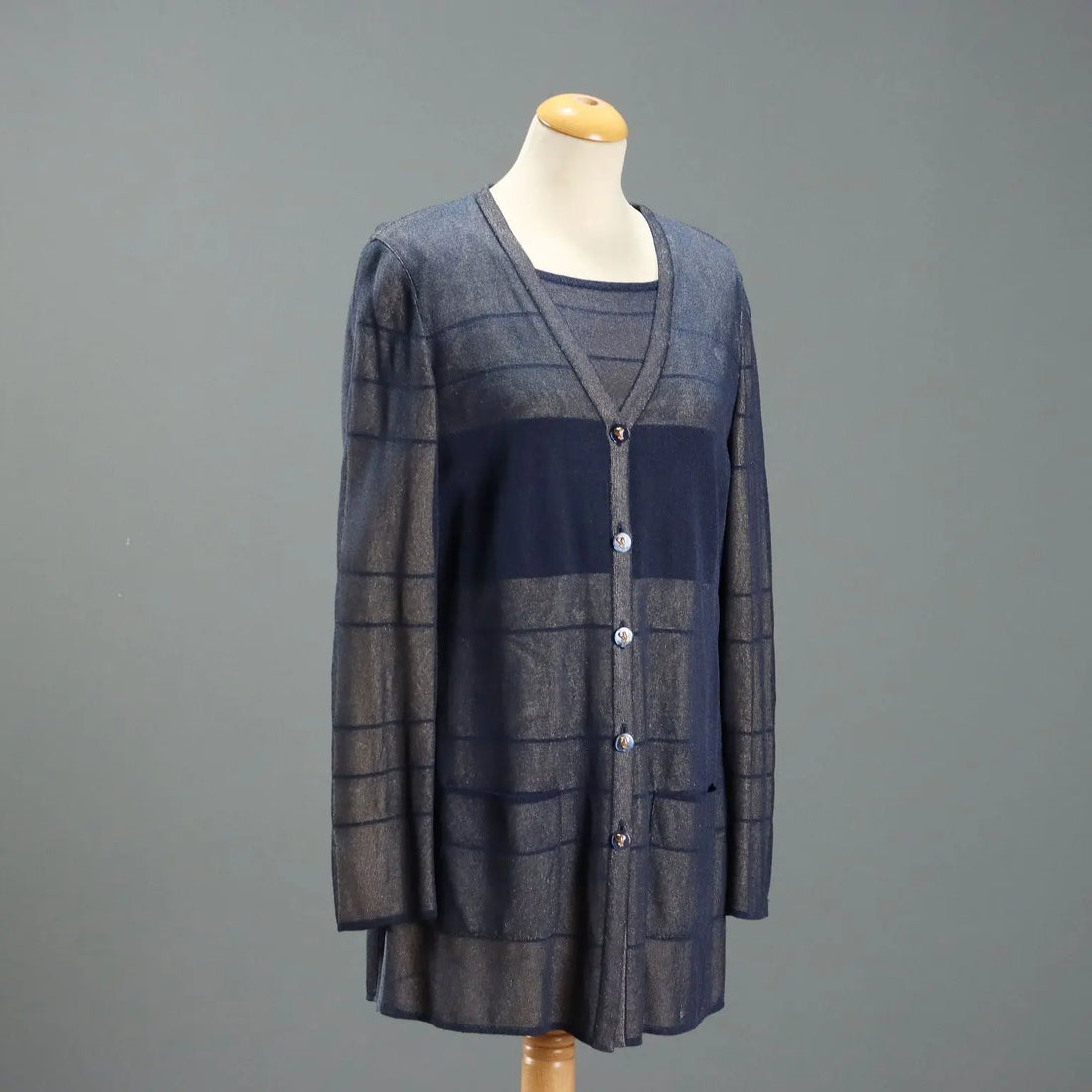 Escada Vintage Cardigan Fabric UK Size 10 Germany 1990s - UK Size 10 | Clothing & House Linens | Vintage