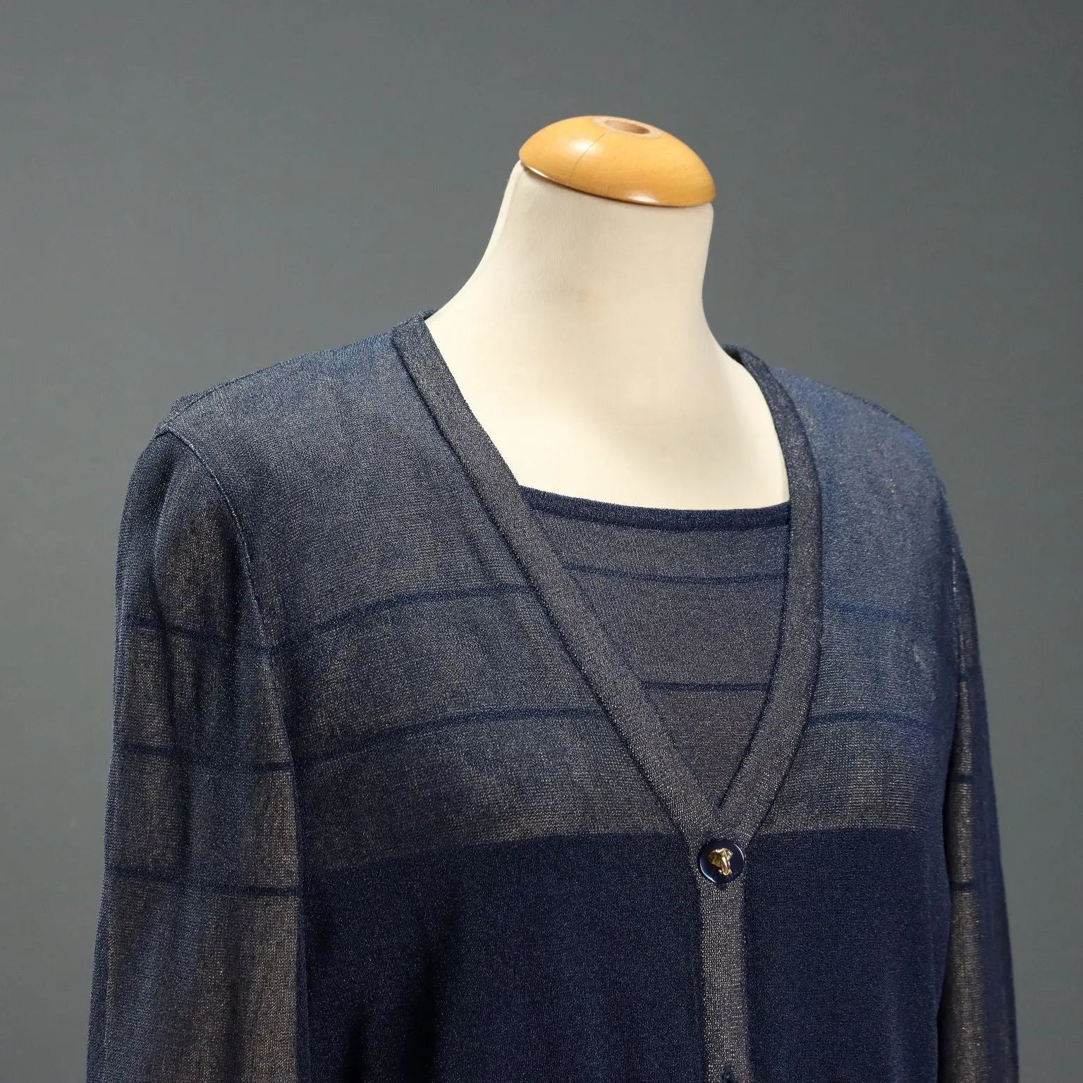 Escada Vintage Cardigan Fabric UK Size 10 Germany 1990s - UK Size 10 | Clothing & House Linens | Vintage