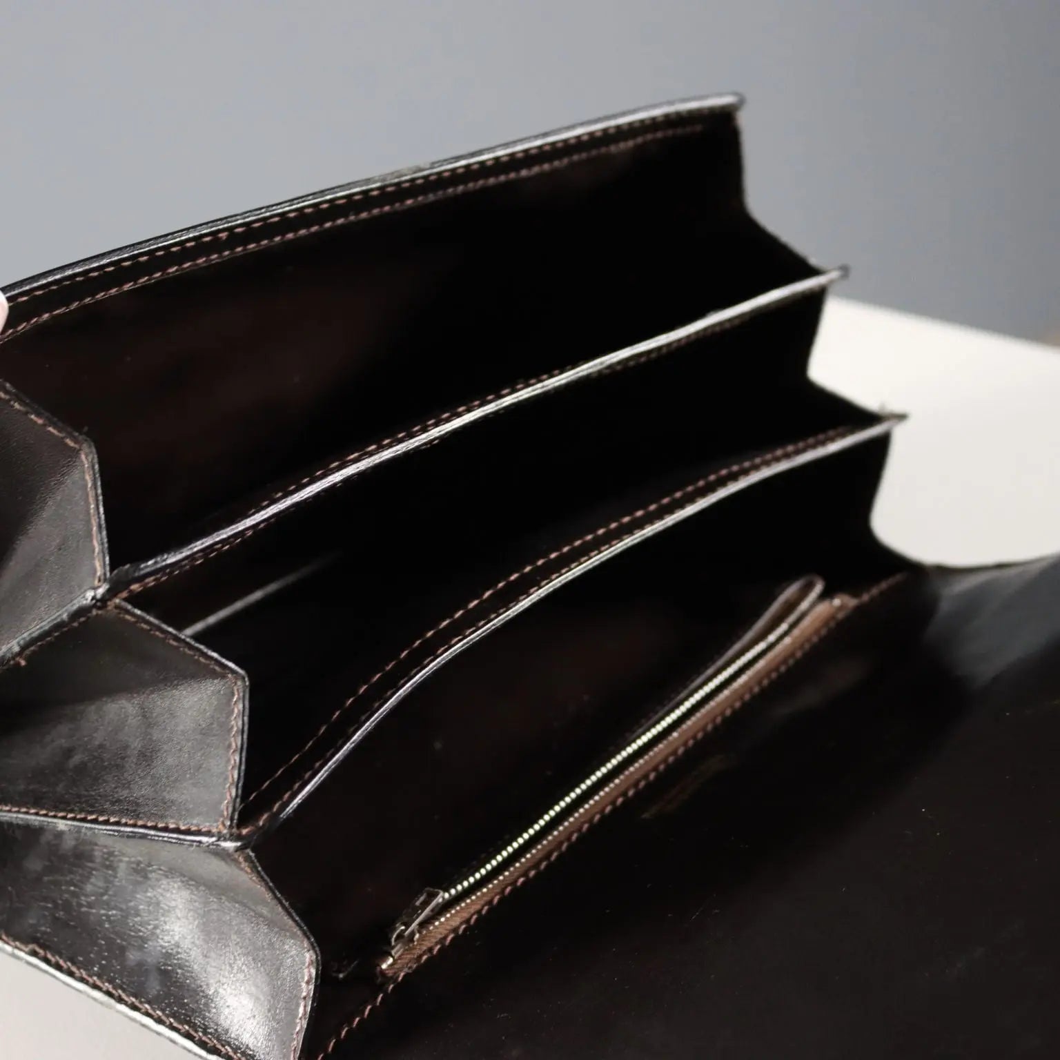 Gherardini Vintage Crocodile Print Bag Italy 1950s-1960s