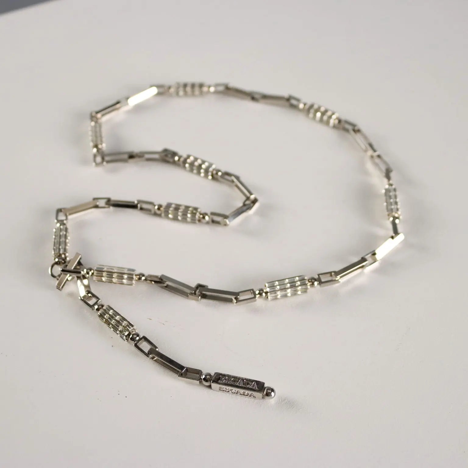 Escada Vintage Belt with Rhinestones Metal Germany 1980s