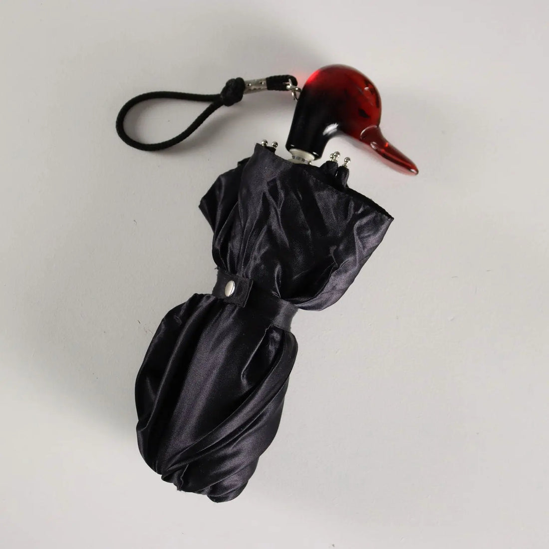 Furla Vintage Umbrella Plastic Polyester Italy 1990s