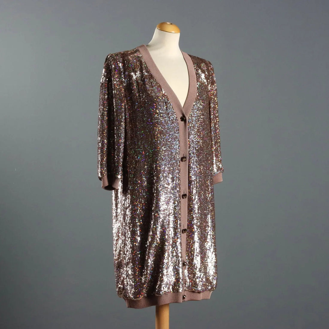 Escada Vintage Long Jacket Pure Silk UK Size 12 Germany 1980s - UK Size 12 | Clothing & House Linens | Vintage