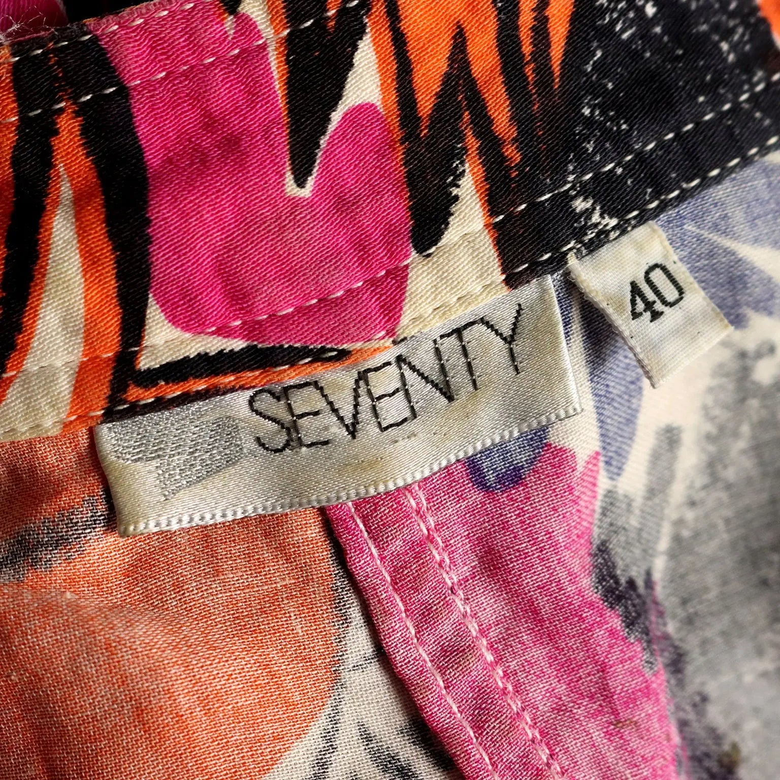 Seventy Vintage Jumpsuit Cotton Multicoloured UK Size 10 1980s-90s - UK Size 10 | Clothing & House Linens | Vintage
