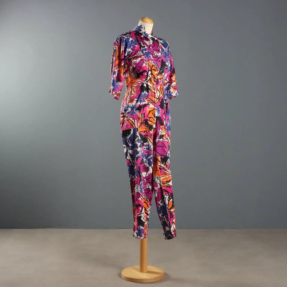 Seventy Vintage Jumpsuit Cotton Multicoloured UK Size 10 1980s-90s - UK Size 10 | Clothing & House Linens | Vintage