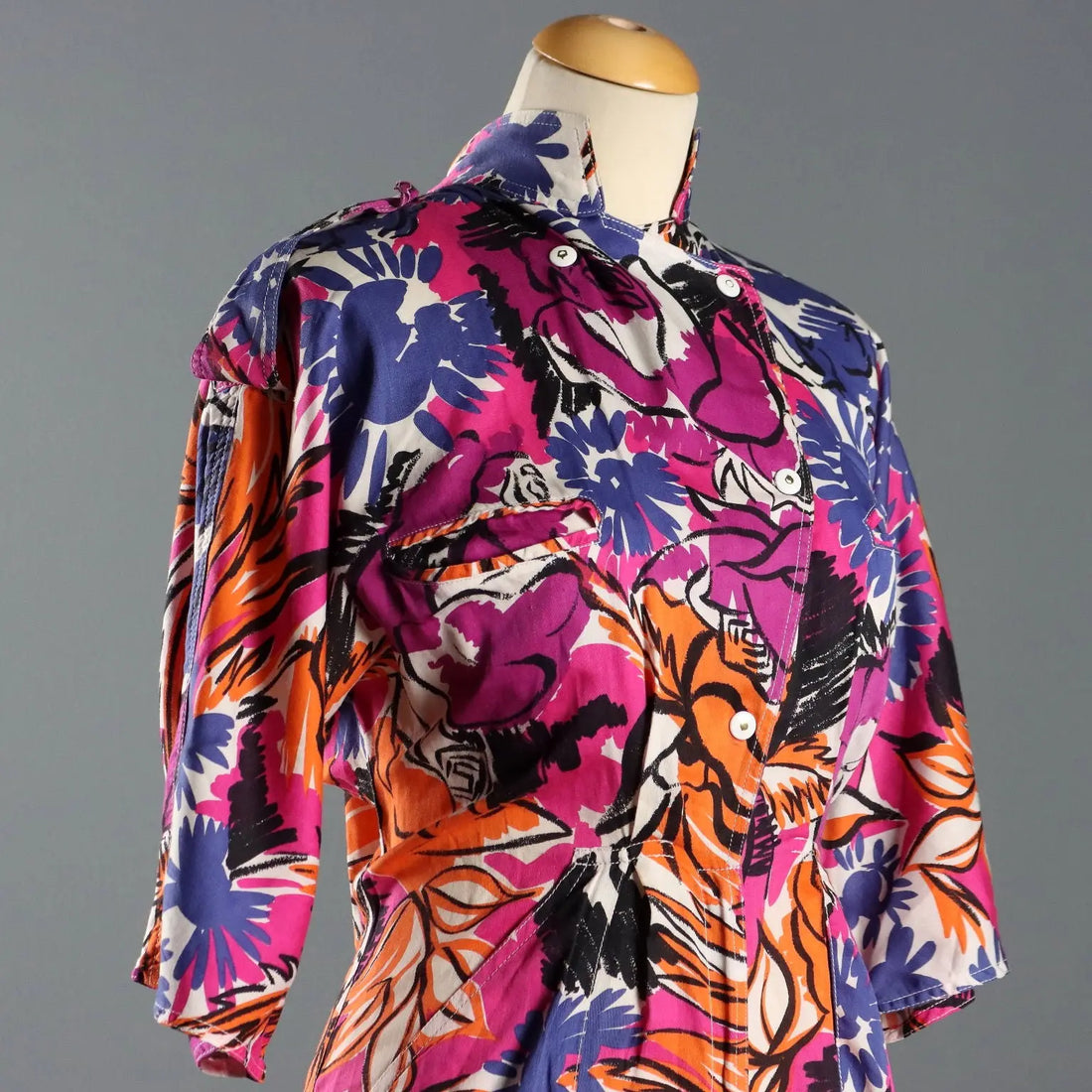 Seventy Vintage Jumpsuit Cotton Multicoloured UK Size 10 1980s-90s - UK Size 10 | Clothing & House Linens | Vintage