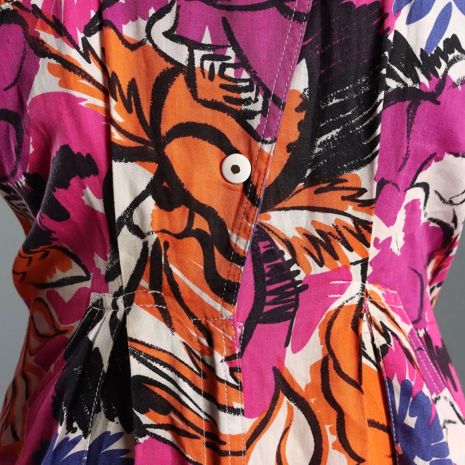 Seventy Vintage Jumpsuit Cotton Multicoloured UK Size 10 1980s-90s - UK Size 10 | Clothing & House Linens | Vintage