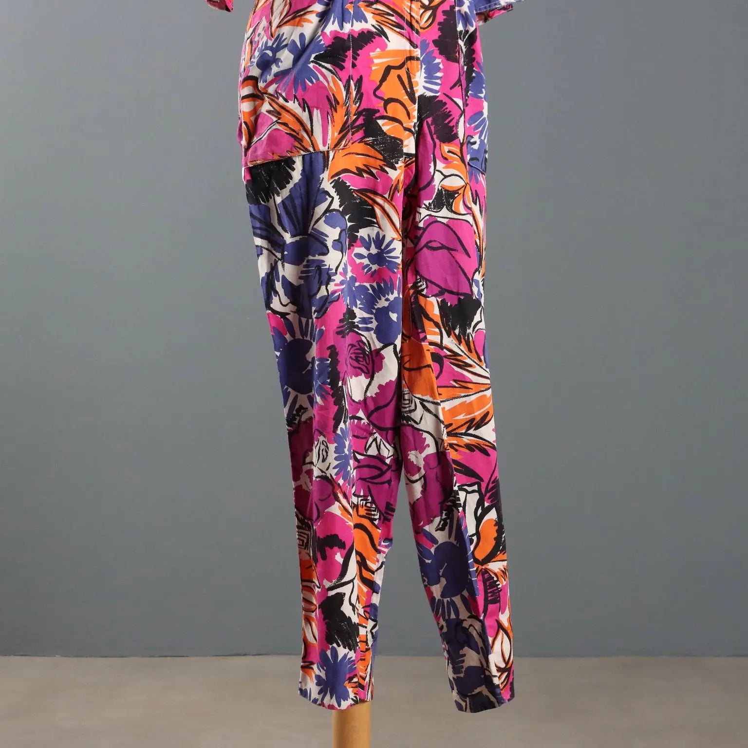 Seventy Vintage Jumpsuit Cotton Multicoloured UK Size 10 1980s-90s - UK Size 10 | Clothing & House Linens | Vintage