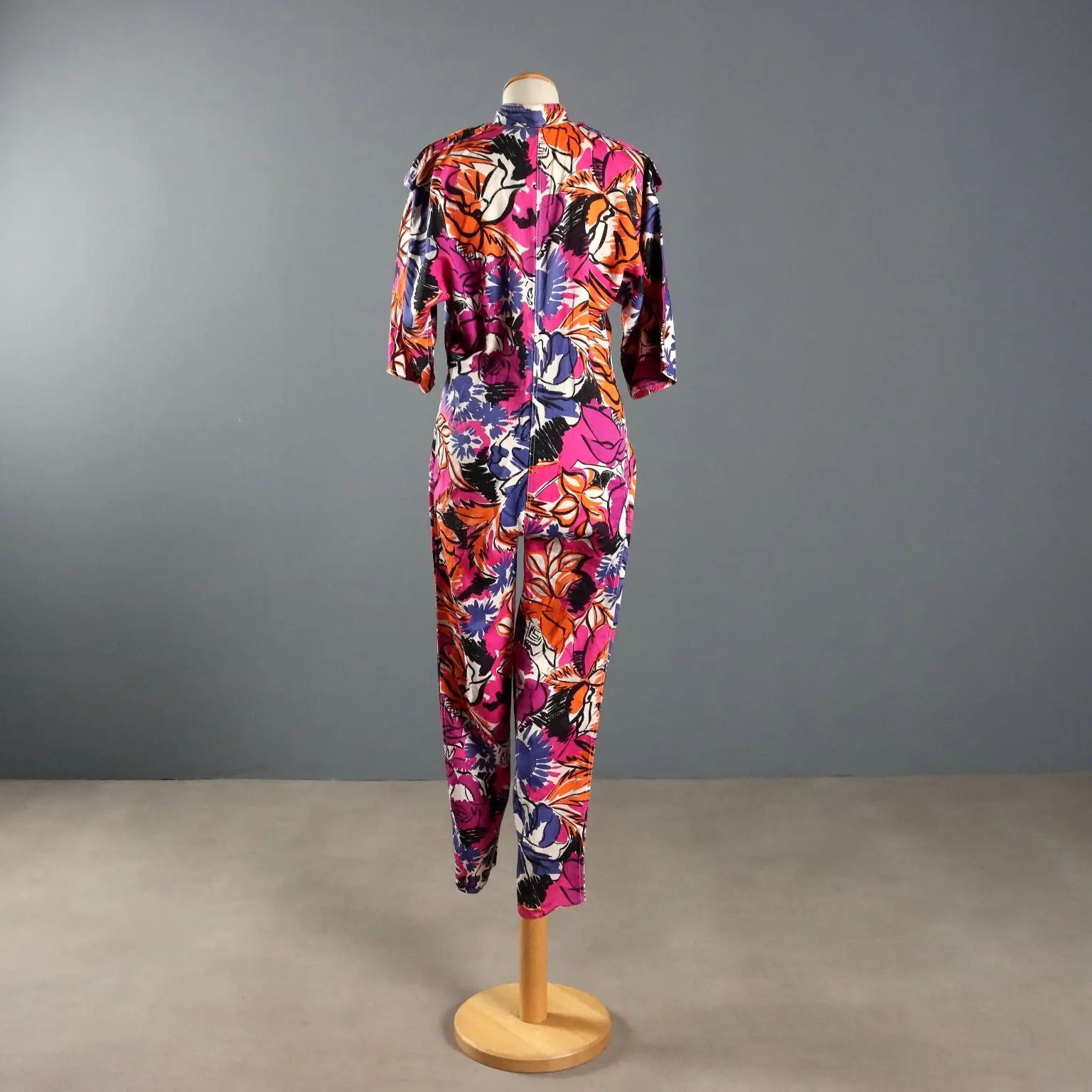 Seventy Vintage Jumpsuit Cotton Multicoloured UK Size 10 1980s-90s - UK Size 10 | Clothing & House Linens | Vintage
