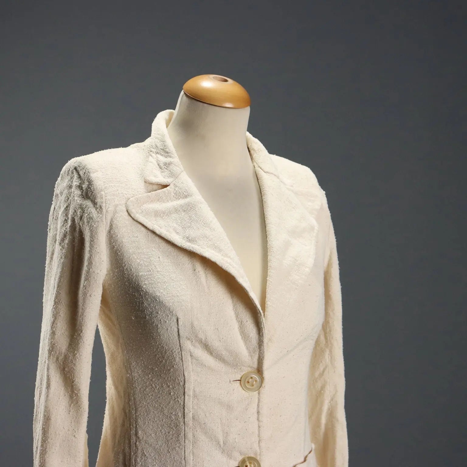 Krizia Vintage Suit Jacket and Trousers Cotton UK Size 10/12 1960s