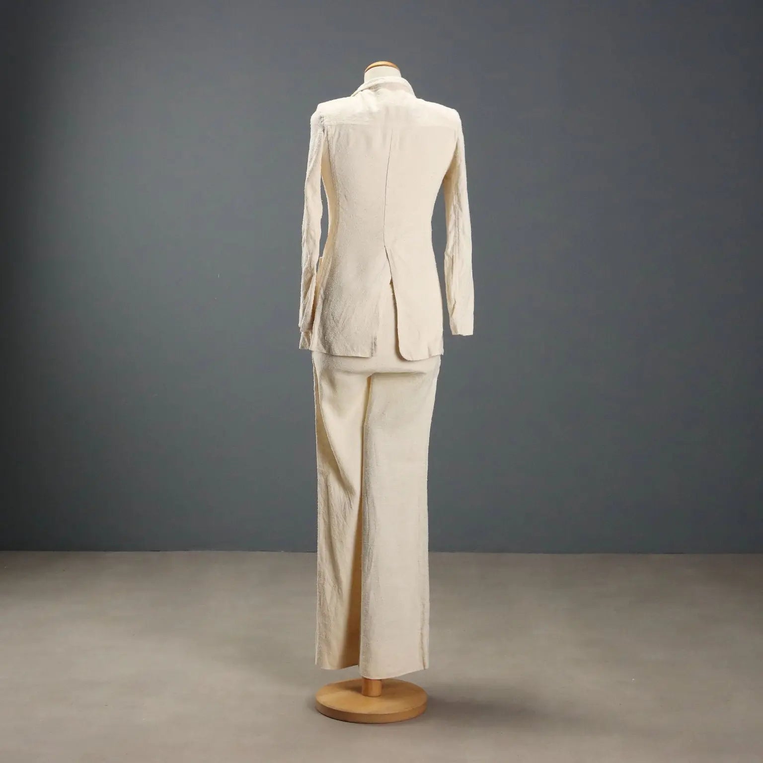 Krizia Vintage Suit Jacket and Trousers Cotton UK Size 10/12 1960s