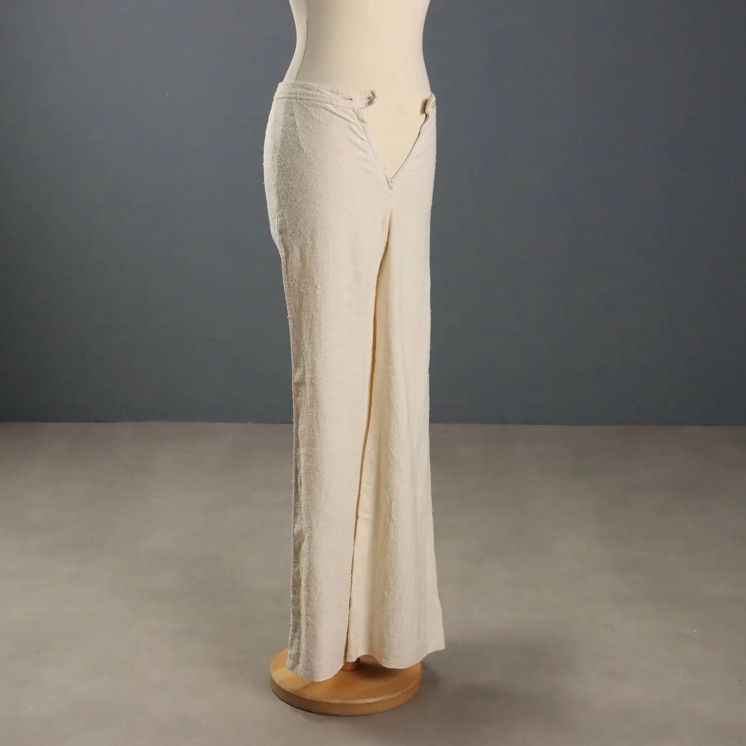 Krizia Vintage Suit Jacket and Trousers Cotton UK Size 10/12 1960s