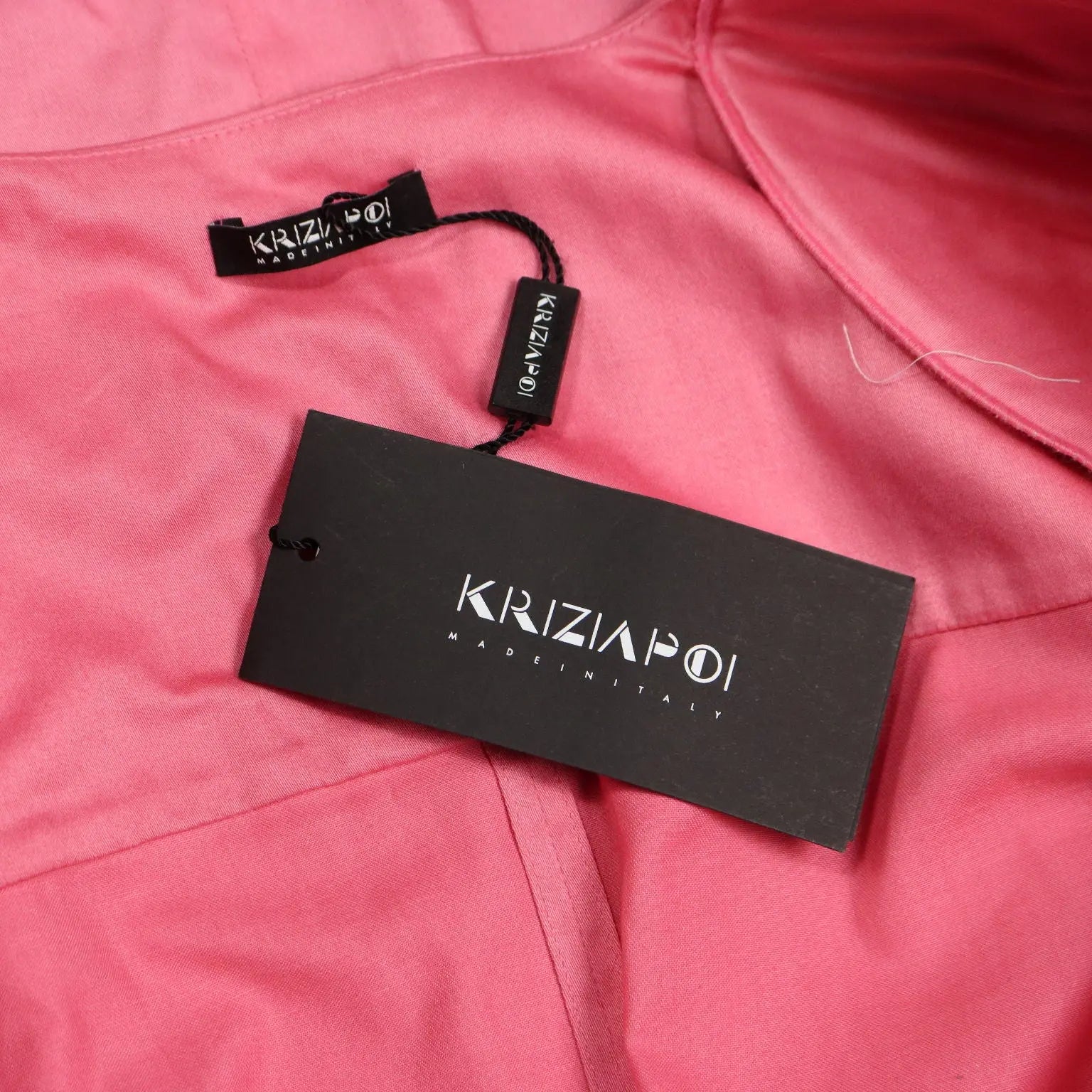 Krizia Vintage Dress Pink Cotton UK Size 10 Italy 1990s