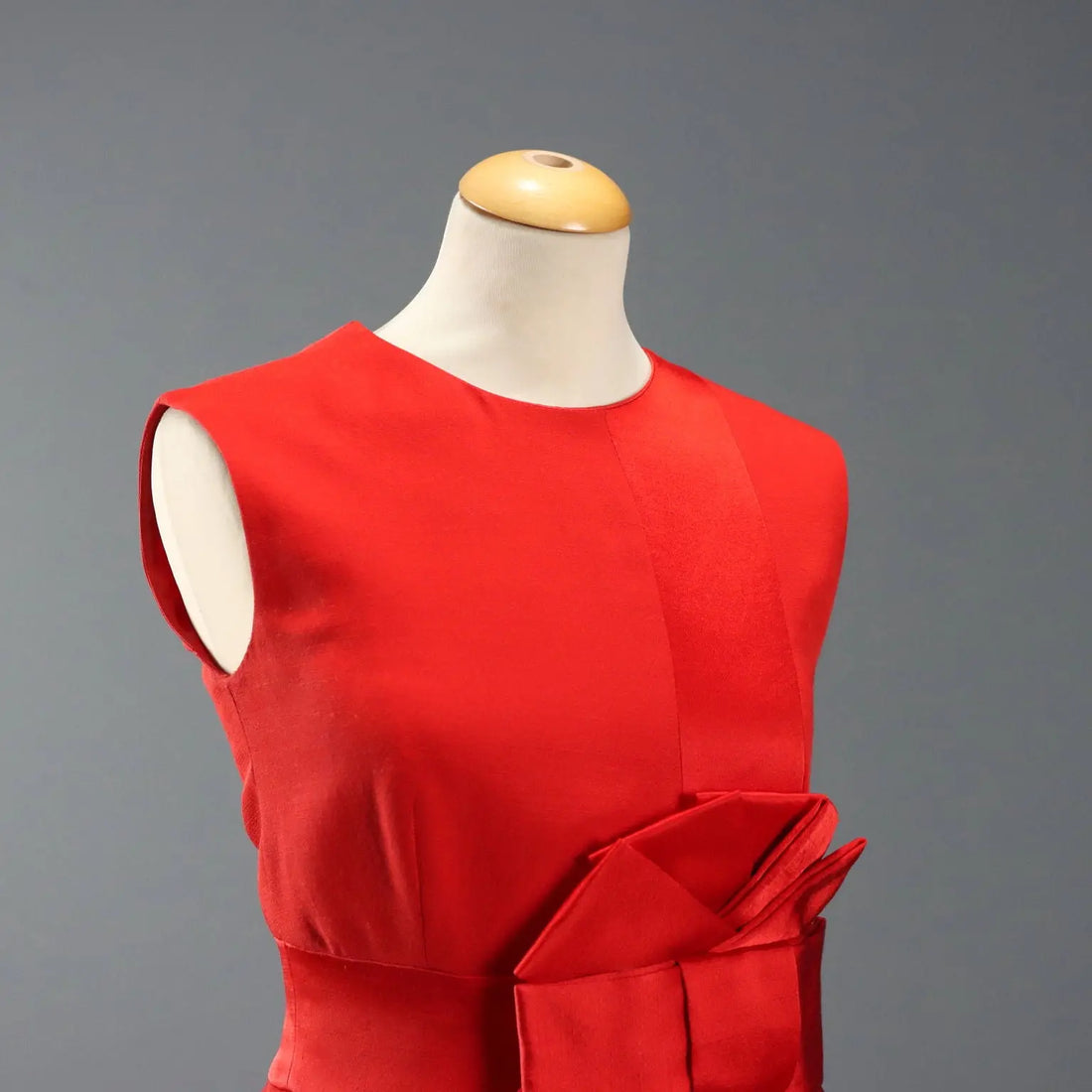 Moschino Couture Vintage Dress Mixed Wool UK Size 10/12 1980s