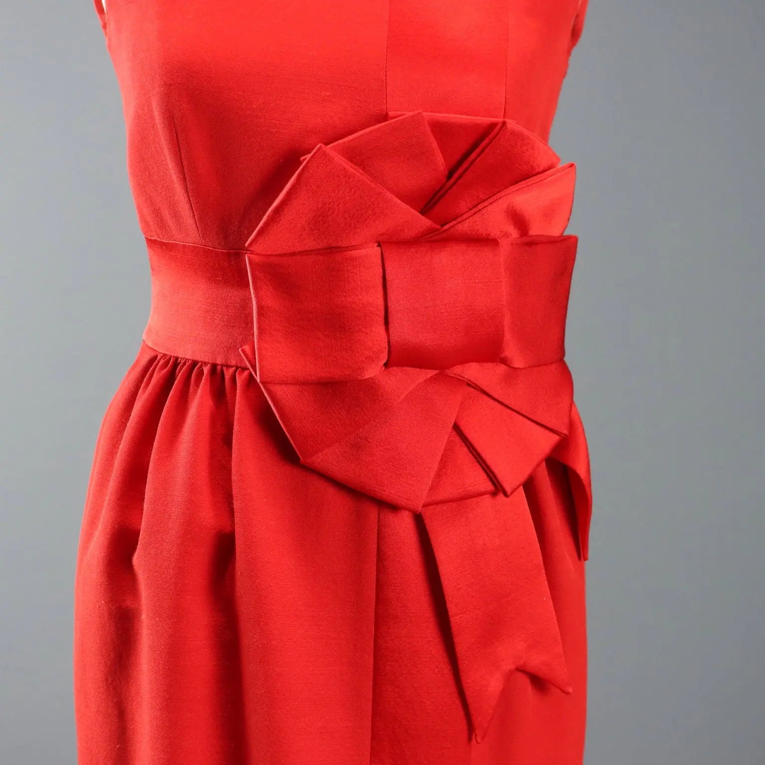 Moschino Couture Vintage Dress Mixed Wool UK Size 10/12 1980s