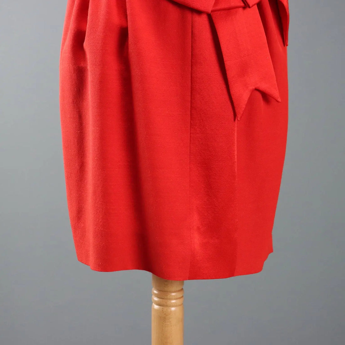 Moschino Couture Vintage Dress Mixed Wool UK Size 10/12 1980s