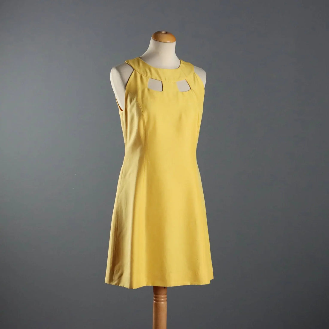 Monica Bolzoni Vintage Dress Silk Shantung UK Size 10 1980s