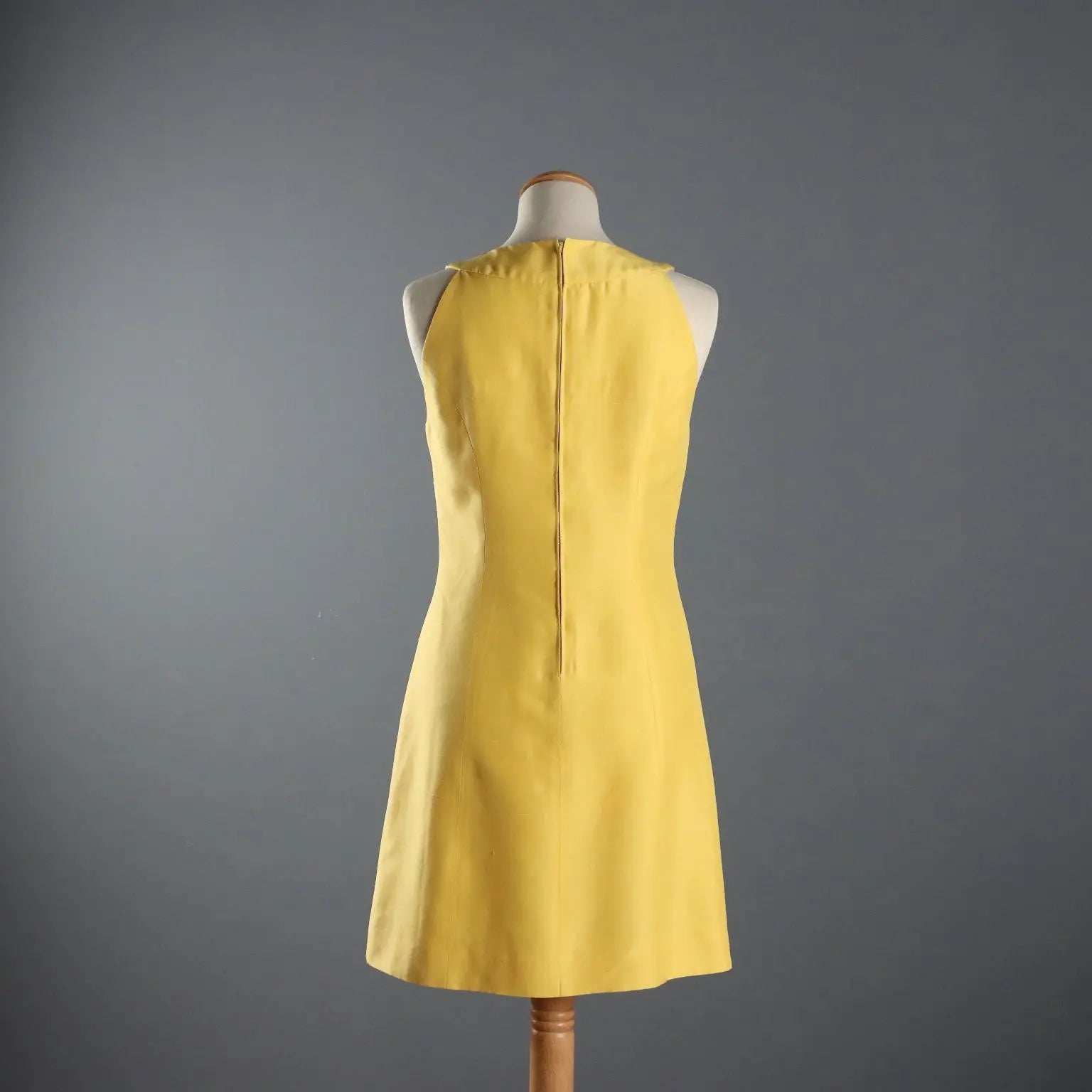 Monica Bolzoni Vintage Dress Silk Shantung UK Size 10 1980s