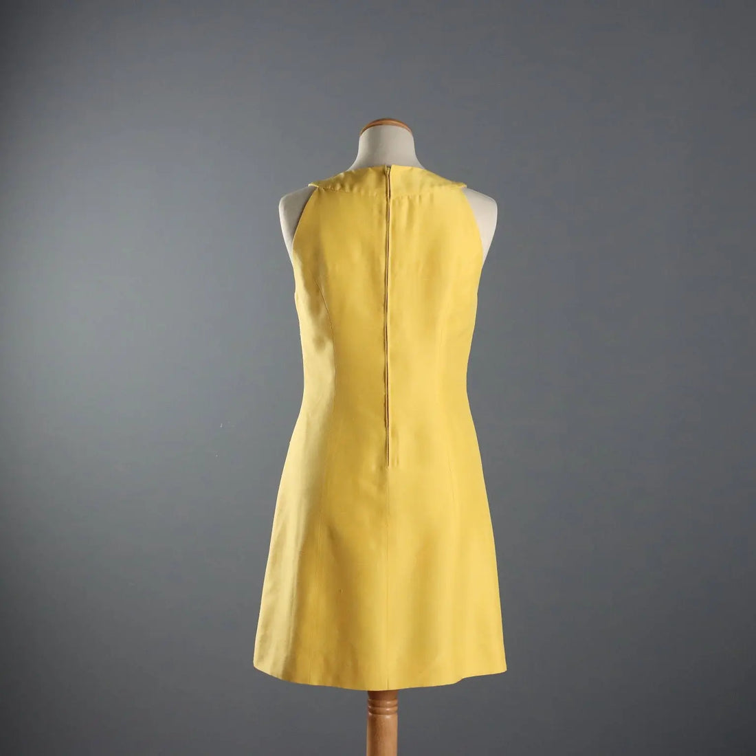 Monica Bolzoni Vintage Dress Silk Shantung UK Size 10 1980s