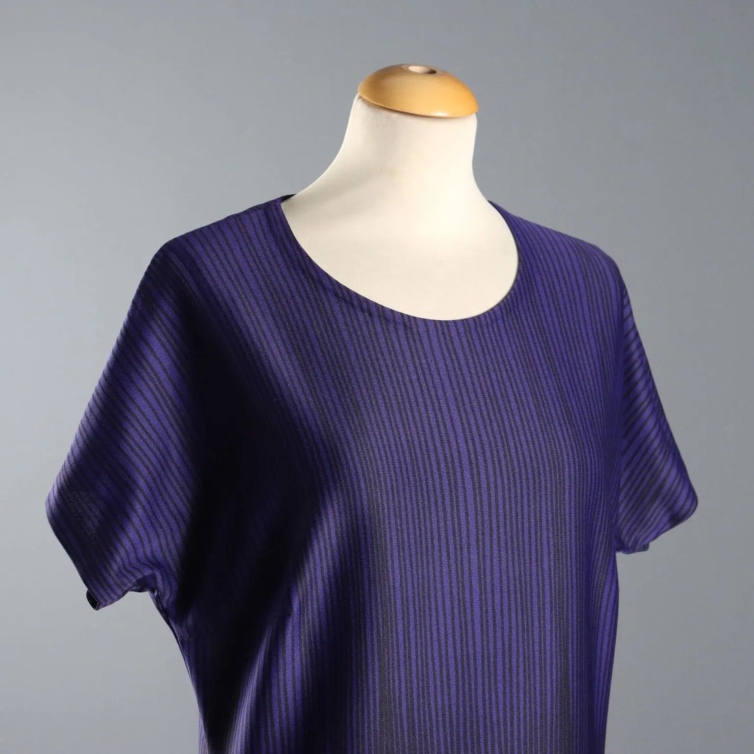 Roberta di Camerino Vintage Dress Purple Jersey UK Size 12 1970s